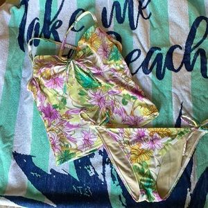 Victoria Secret Tankini tropical Floral design